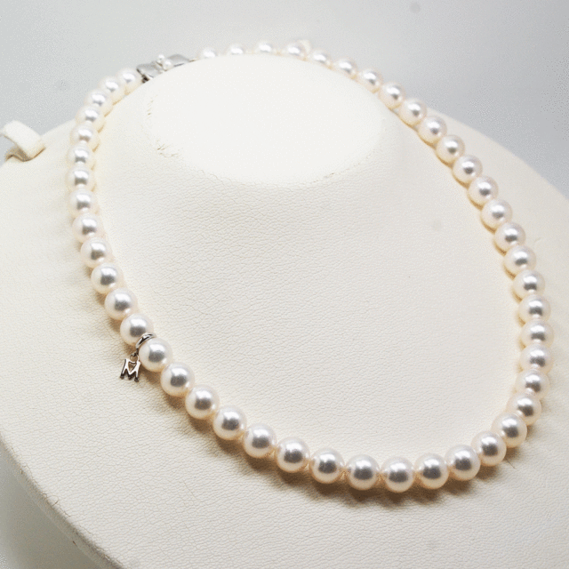 Mikimoto ミキモト Etrennesエトレンヌ パールネックレス イアリングセット ネック7 5 8 5ｍｍ お買取りしました その他 宝石 貴金属 時計 ブランド品の高価買取ならマルコウ質店