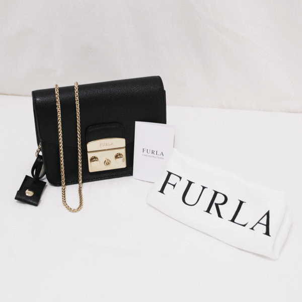 FURLA フルラ METROPOLIS メトロポリス ミニチェーンショルダーバッグ