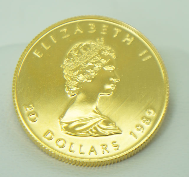 ショッピング人気  メープル純金 1/20オンス エリザベス金貨 コイン カナダ純金 旧貨幣/金貨/銀貨/記念硬貨